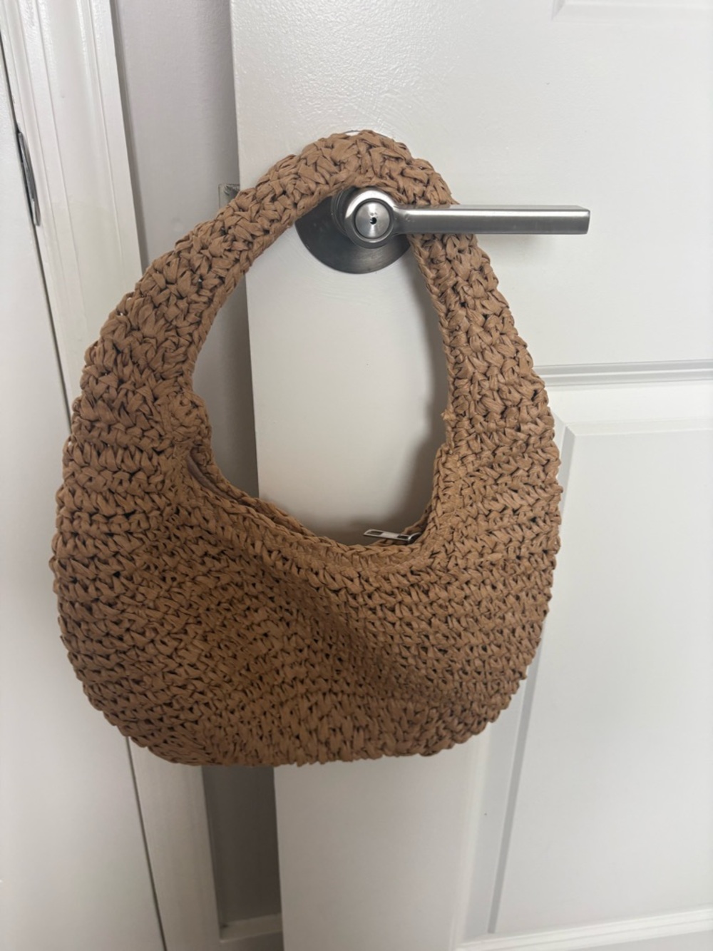 Woven Crochet Shoulder Bag